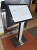 dubai sign display stand crowed control Q stands  Barrier and Queue Up Control System. Queue Up Stand - Crowd control barriers aka Q Stand are sold as portable folding free standing raffle box suggection box feedbak box acrylic products